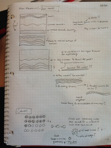 Abstract Clock Sketch Page 2