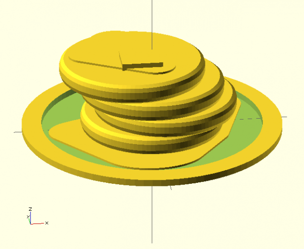 OpenSCAD_Pancakes_Loney_Model