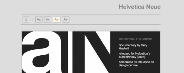 Screenshot of the typeface grid game made by Celine Nguyen (2013)