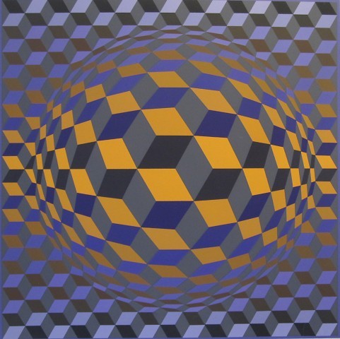 VASARELY-Litho_orange2