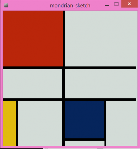 mondrian sketch