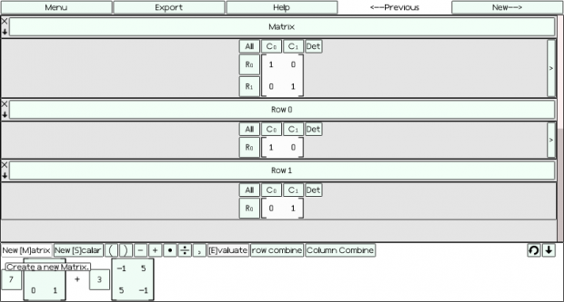 Screenshot of the Summers CAMP program.