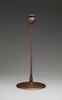 Robert R. Jarvie (American, 1865–1941) Candlestick, ca. 1901 American,  Bronze; H. 13 3/4 in. (34.9 cm) The Metropolitan Museum of Art, New York, Purchase, Mr. and Mrs. David Lubart Gift, in memory of Katherine J. Lubart, 1944–1975, 1981 (1981.157.2) http://www.metmuseum.org/Collections/search-the-collections/1320