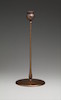 Robert R. Jarvie (American, 1865–1941) Candlestick, ca. 1903 American,  Bronze; H. 13 3/4 in. (34.9 cm) The Metropolitan Museum of Art, New York, Purchase, Mr. and Mrs. David Lubart Gift, in memory of Katherine J. Lubart, 1944–1975, 1981 (1981.157.1) http://www.metmuseum.org/Collections/search-the-collections/1319